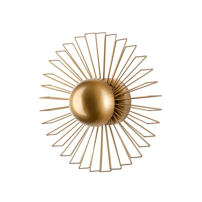 Opviq Kaya Lámpara de Pared de Metal Dorado
